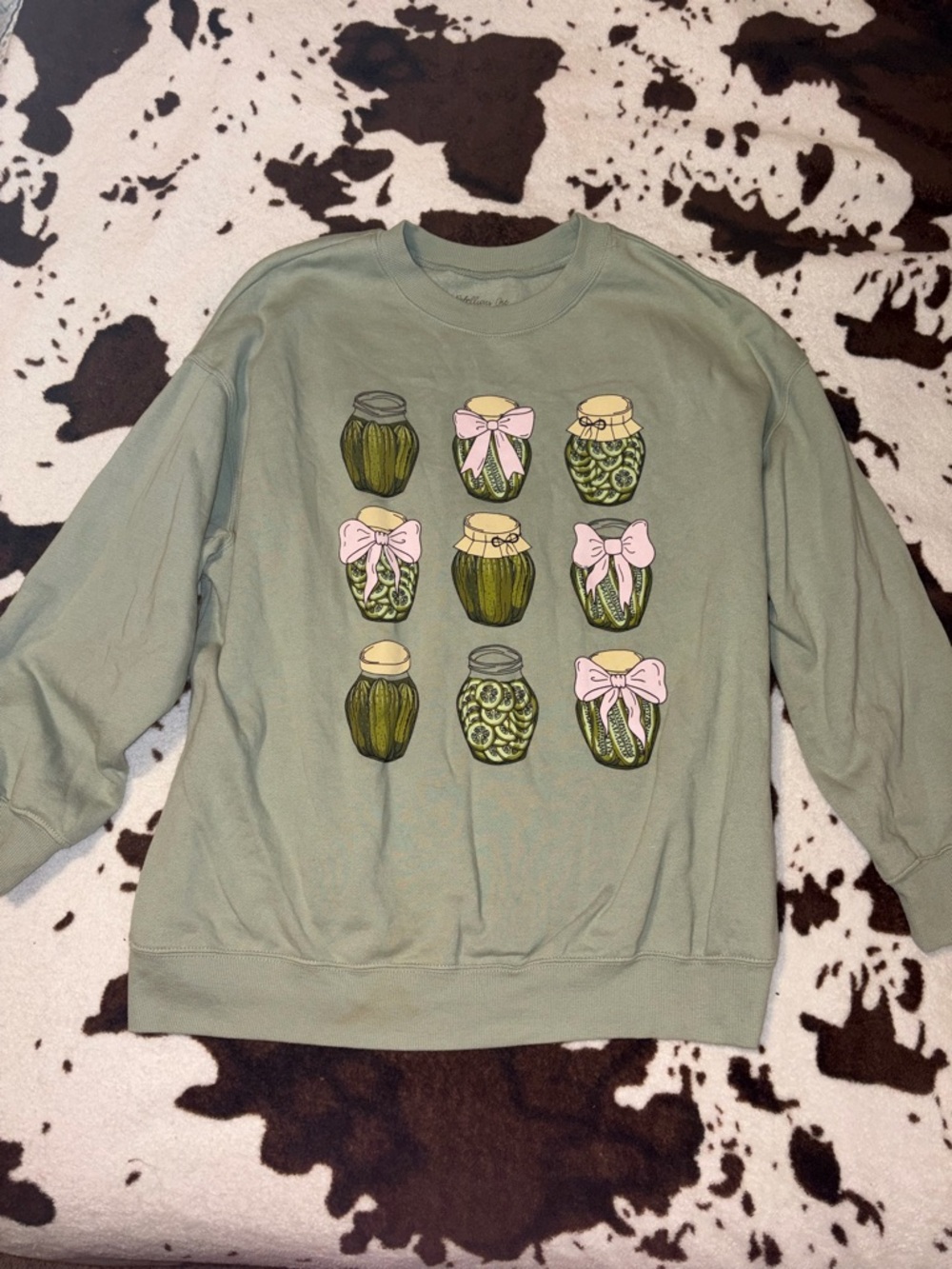 Rebellious One Sage Green Cozy Pullover